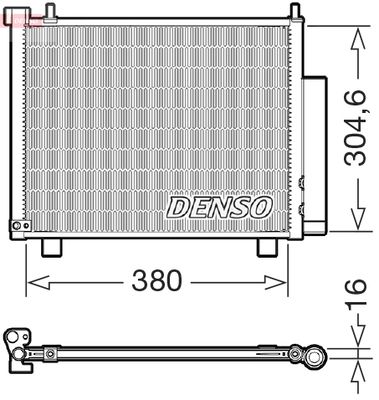 Конденсатор, кондиционер DENSO DCN20051