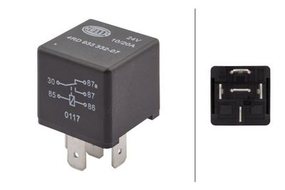 Реле, рабочий ток HELLA 4RD 933 332-071