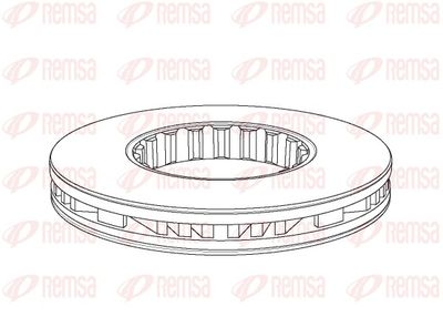 Bremžu diski REMSA NCA1161.20