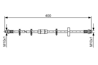 Тормозной шланг BOSCH 1 987 476 413