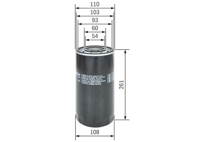Eļļas filtrs BOSCH F026407105