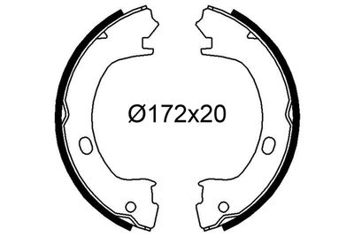 Комплект тормозных колодок VALEO 564271