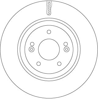 Тормозной диск TRW DF7592