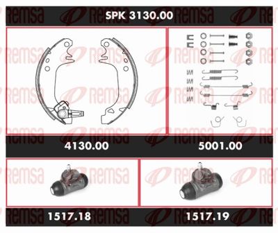 Bremžu komplekts, Trumuļu bremzes REMSA SPK 3130.00