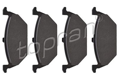 Комплект тормозных колодок, дисковый тормоз TOPRAN 107 085