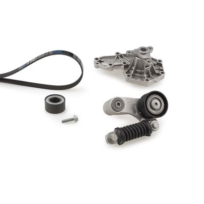 Ūdenssūknis + ķīļrievu siksnas komplekts GATES KP26PK1640