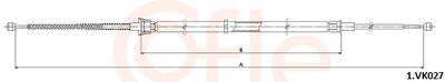 Тросик, cтояночный тормоз COFLE 92.1.VK027