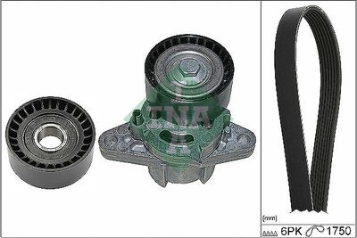 Ķīļrievu siksnu komplekts Schaeffler INA 529 0164 10