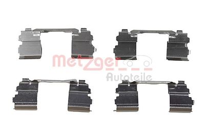 Комплектующие, колодки дискового тормоза METZGER 109-1768