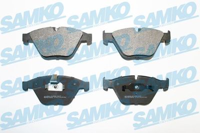 Комплект тормозных колодок, дисковый тормоз SAMKO 5SP1510