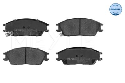Комплект тормозных колодок, дисковый тормоз MEYLE 0252101214W