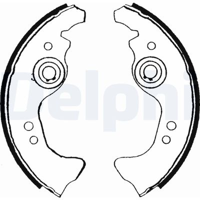 Комплект тормозных колодок DELPHI LS1453