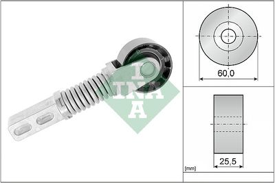 Натяжитель ремня, клиновой зубча Schaeffler INA 533 0049 20
