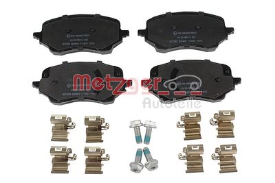 Bremžu uzliku kompl., Disku bremzes METZGER 1170927