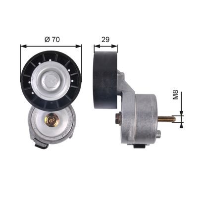 Siksnas spriegotājs, Ķīļsiksna GATES T39139