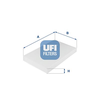 Фильтр, воздух во внутренном пространстве UFI 53.038.00