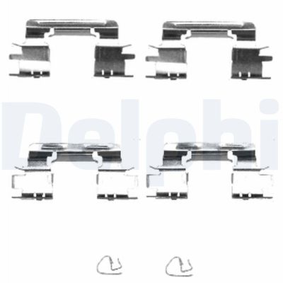 Piederumu komplekts, Disku bremžu uzlikas DELPHI LX0385