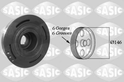 Piedziņas skriemelis, Kloķvārpsta SASIC 2154013