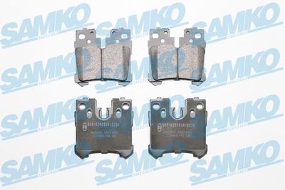 Комплект тормозных колодок, дисковый тормоз SAMKO 5SP1849