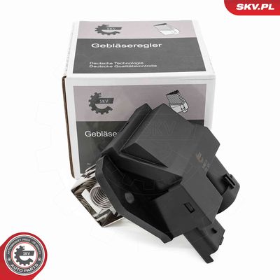 Rezistors, Salona ventilators ESEN SKV 94SKV126