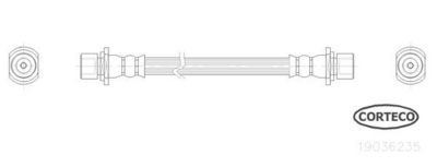 Bremžu šļūtene CORTECO 19036235