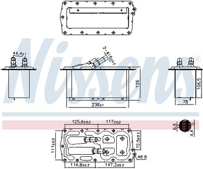 Интеркулер NISSENS 96158