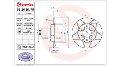 Тормозной диск MAGNETI MARELLI 360406012205