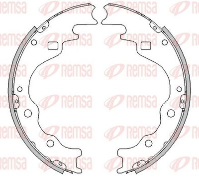 Тормозные колодки REMSA 4497.00