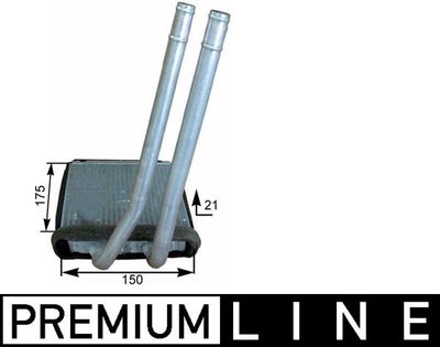 Siltummainis, Salona apsilde MAHLE AH 178 000P