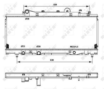 Radiators, Motora dzesēšanas sistēma NRF 53202