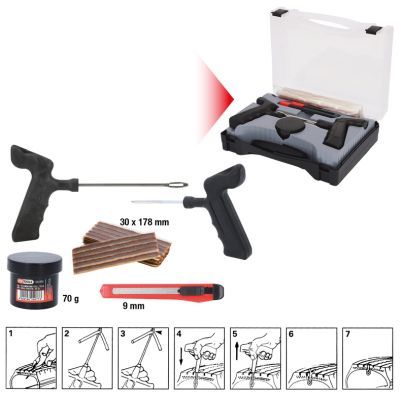 Riepu vulkanizācijas komplekts KS TOOLS 150.1080
