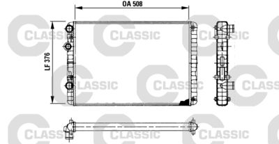 Radiators, Motora dzesēšanas sistēma VALEO 230954