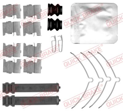 Piederumu komplekts, Disku bremžu uzlikas QUICK BRAKE 109-0169