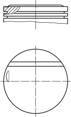 Поршень MAHLE 002 16 01