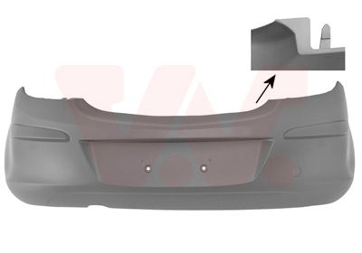 Bampers VAN WEZEL 3750544