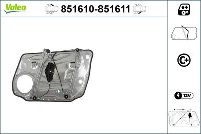 Стеклоподъемник VALEO 851610