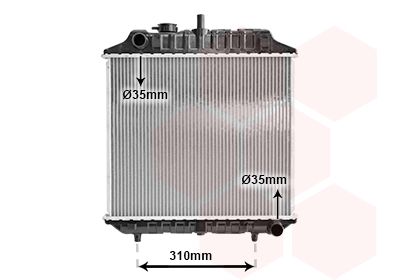 Radiators, Motora dzesēšanas sistēma VAN WEZEL 30002127