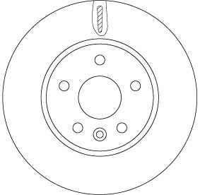 Тормозной диск TRW DF6819
