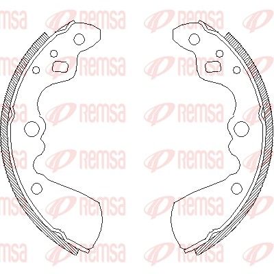 Bremžu loki REMSA 4019.00
