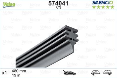 VALEO 574041 Stikla tīrītāja gumija