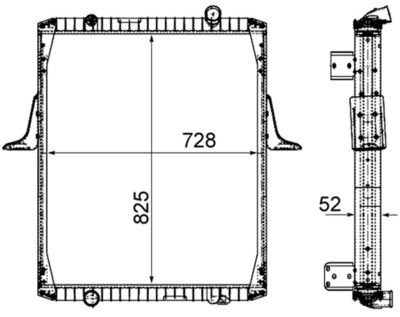 Radiators, Motora dzesēšanas sistēma MAHLE CR 2091 000P