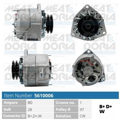 Генератор MEAT & DORIA 5610006