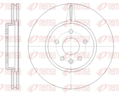 Тормозной диск REMSA 61794.10