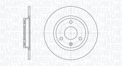 Тормозной диск MAGNETI MARELLI 361302040173