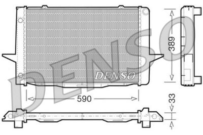 Radiators, Motora dzesēšanas sistēma DENSO DRM33041