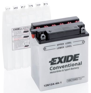EXIDE 12N12A4A1 Startera akumulatoru baterija