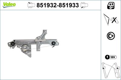 Стеклоподъемник VALEO 851932