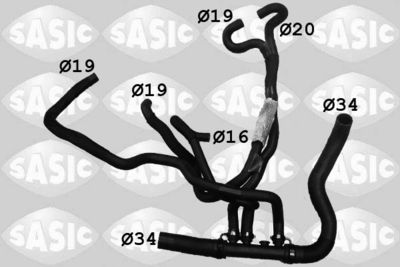 Radiatora cauruļvads SASIC 3404111