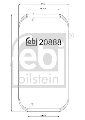 Pneimoatsperes spilvens, Pneimopiekare FEBI BILSTEIN 20888