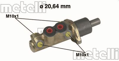 Главный тормозной цилиндр METELLI 05-0039